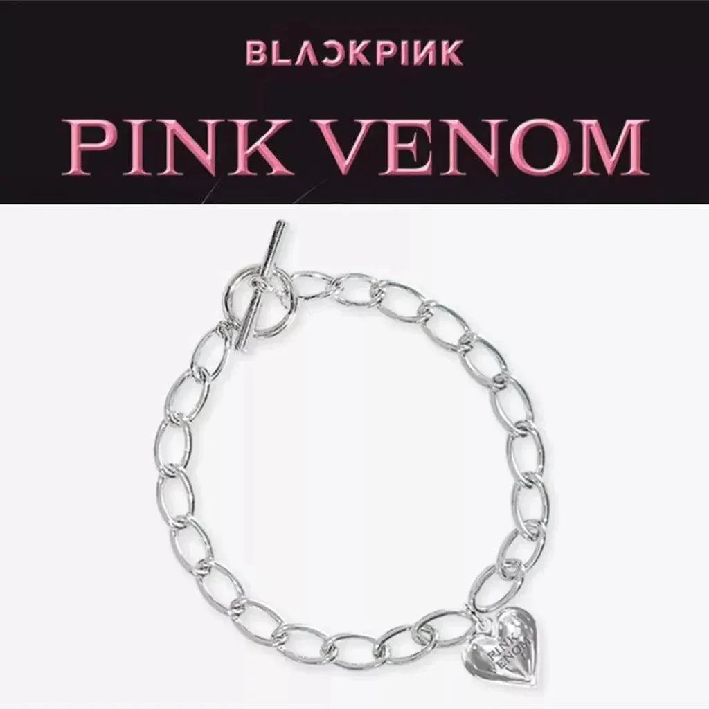 PINK VENOM BLACKPINK ARMBAND AUS EDELSTAHL