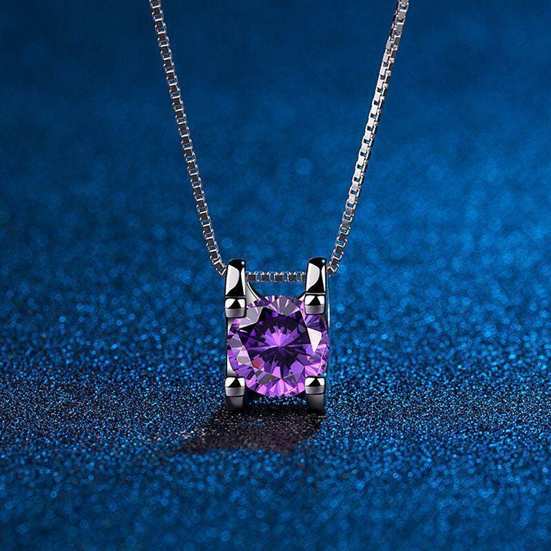 LILA SUGA BTS HALSKETTE