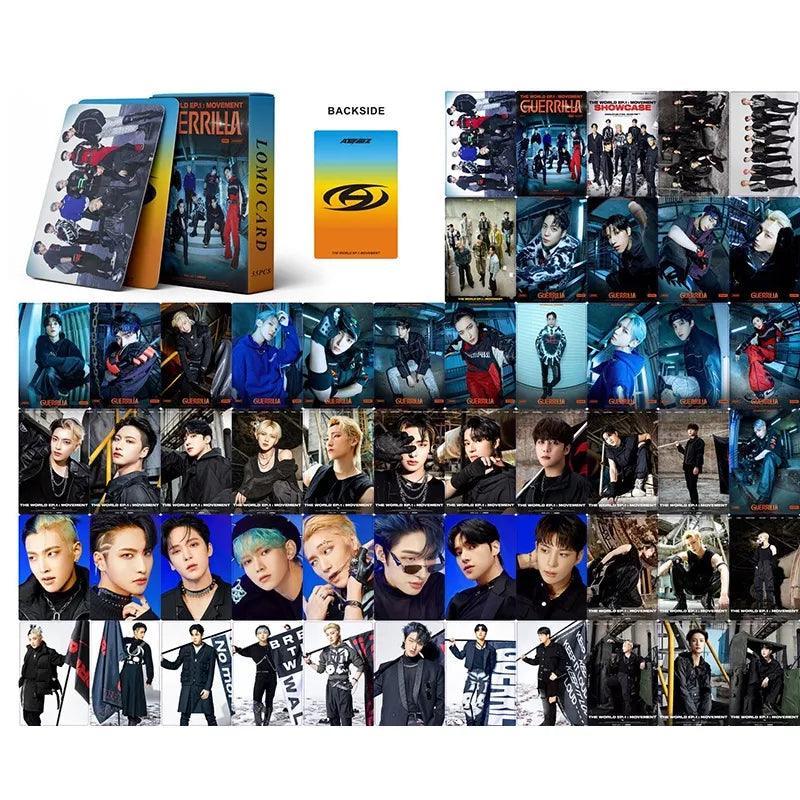 FOTOKARTEN ATEEZ WELT EP.1 BEWEGUNG 55 STÜCK