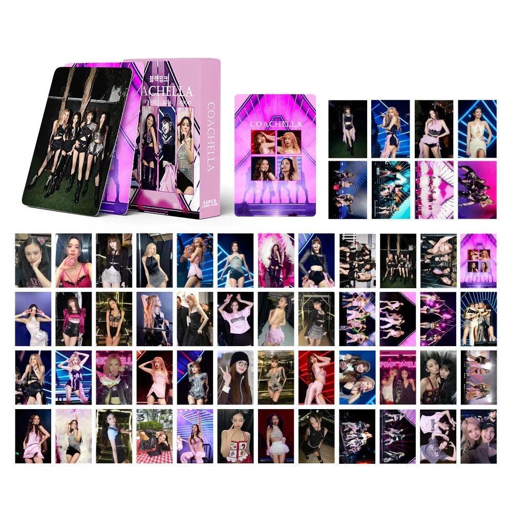 KIT MIT 55 FOTOKARTEN BLACKPINK COACHELLA