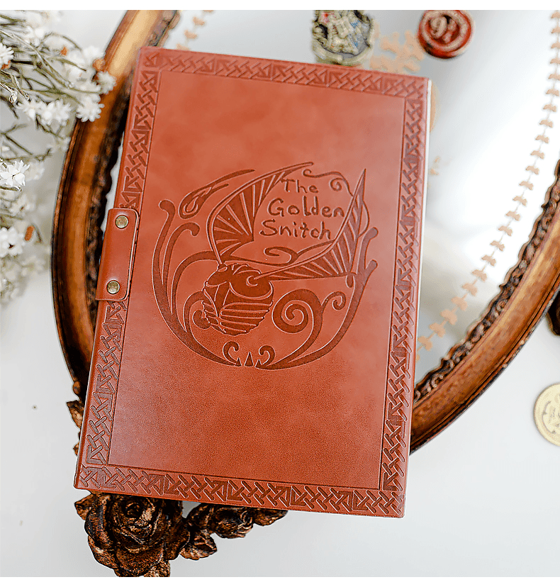 RETRO/VINTAGE BUCH ZUM SCHREIBEN + HARRY POTTER FÜLLER